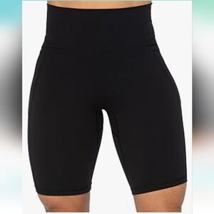 Sunzel No Front Seam Biker Shorts for Women with Pockets Size S